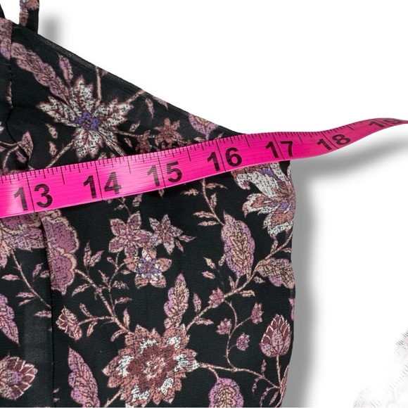 NWT Mason & Belle Midi Marina Dress Purple & Black Floral Pleated | XL - Picture 8 of 15